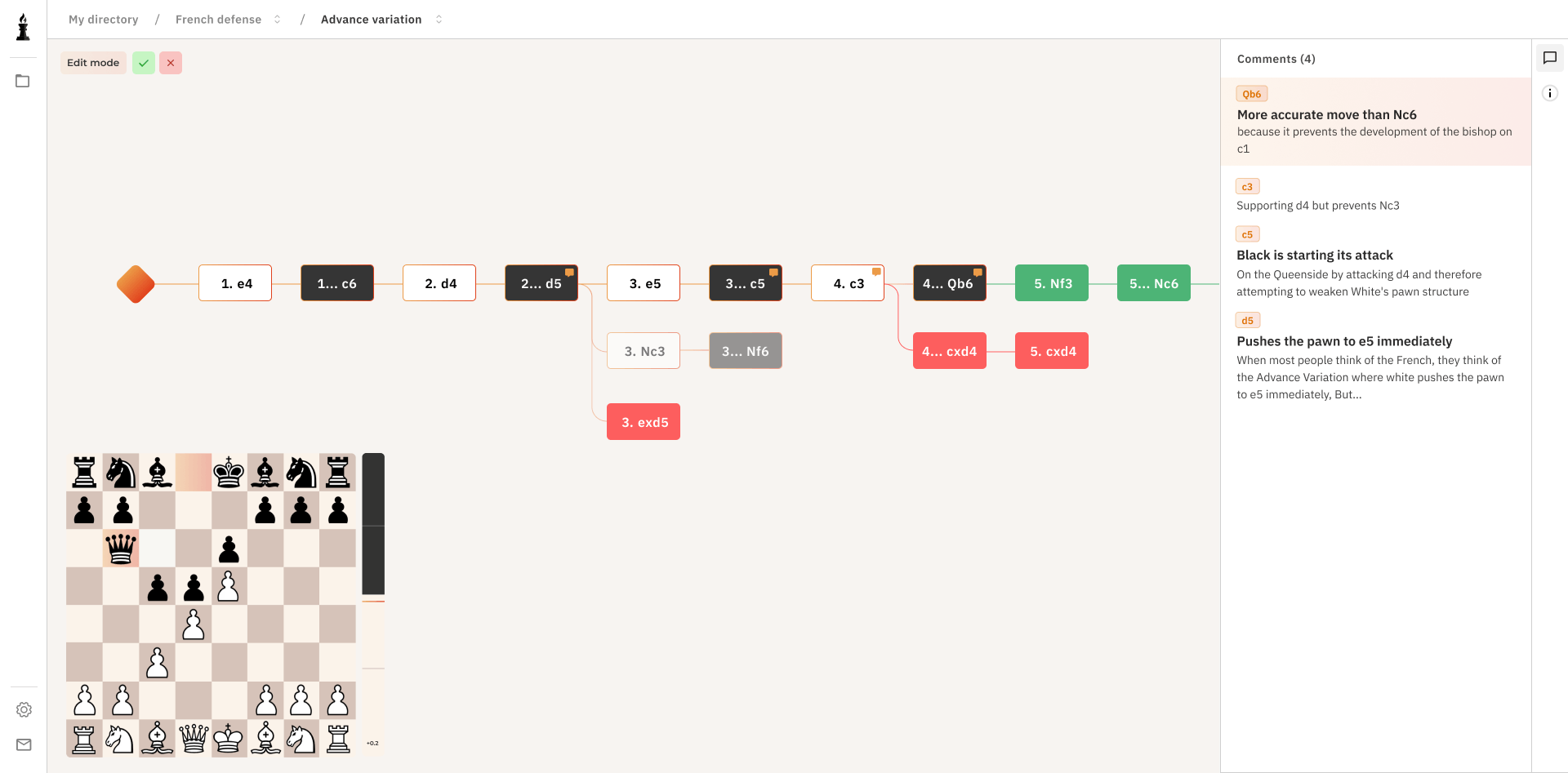 Chessflare - Build screen app