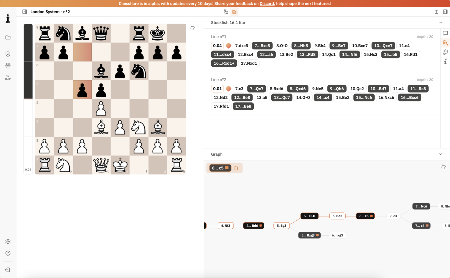 ChessFlare App screenshot a chess database app