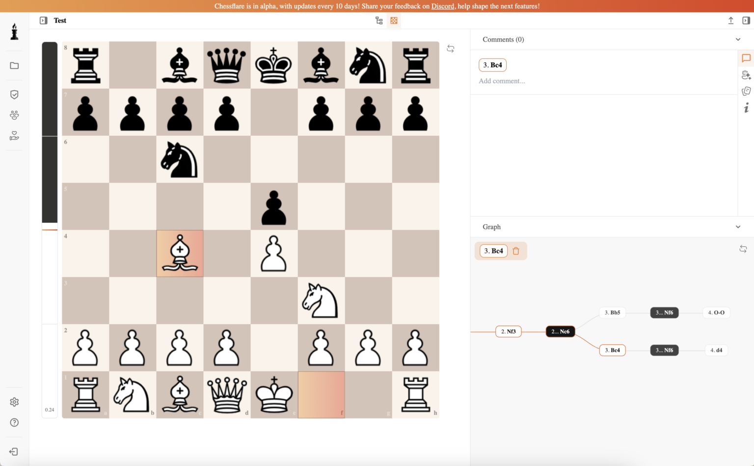 ChessFlare App screenshot a chess database app