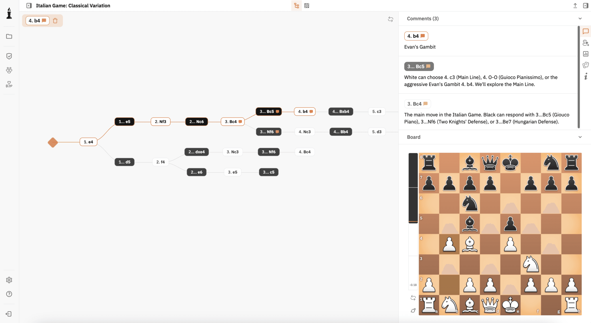 ChessFlare App screenshot a chess editor & database app