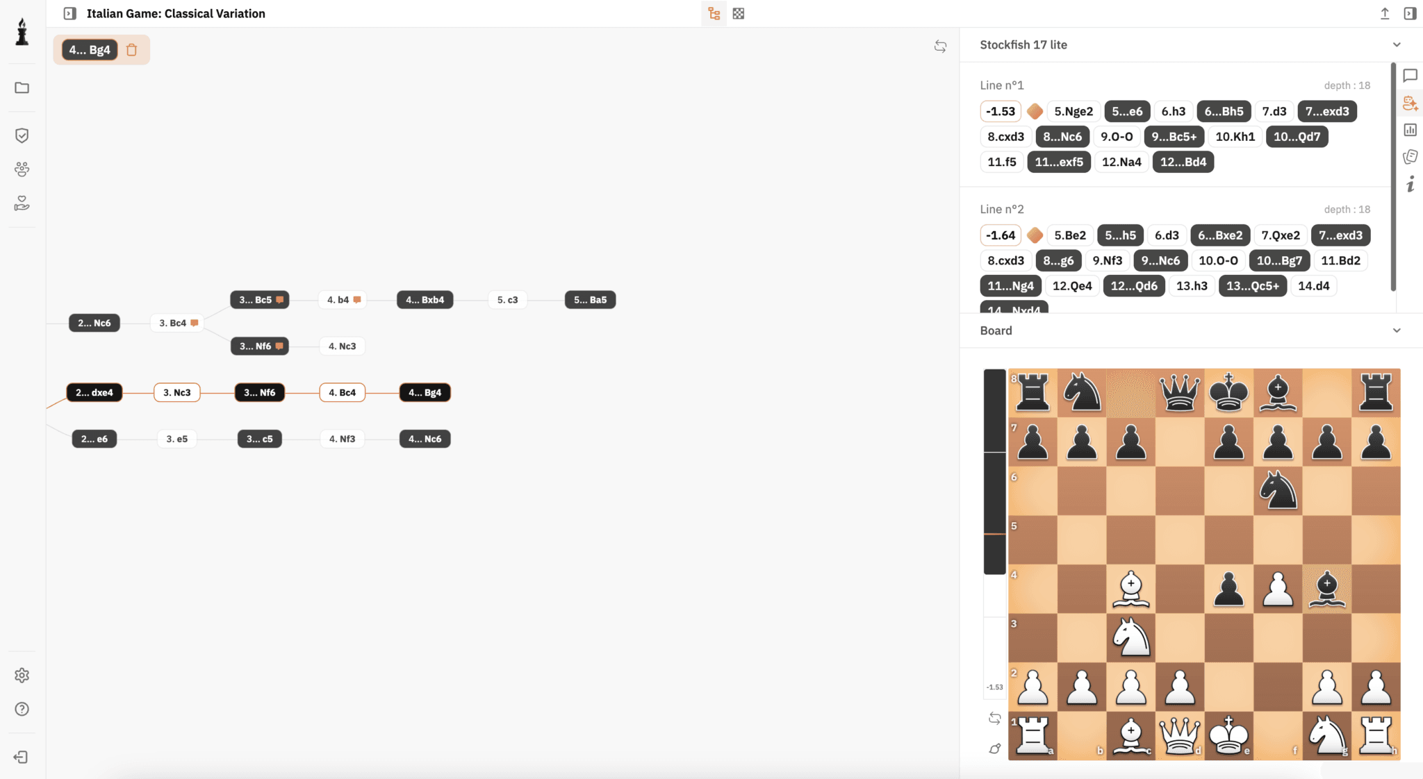 ChessFlare App chess database list screenshot